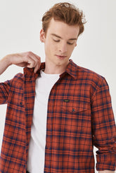 LEE REGULAR SHIRT RED OCHRE L69HCAOE 112140628